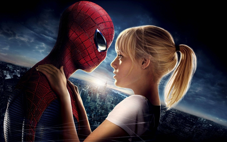 sunrise love cityscapes movies spiderman emma stone peter parker gwen stacy the amazing spiderman_www.wallpaperfo.com_16